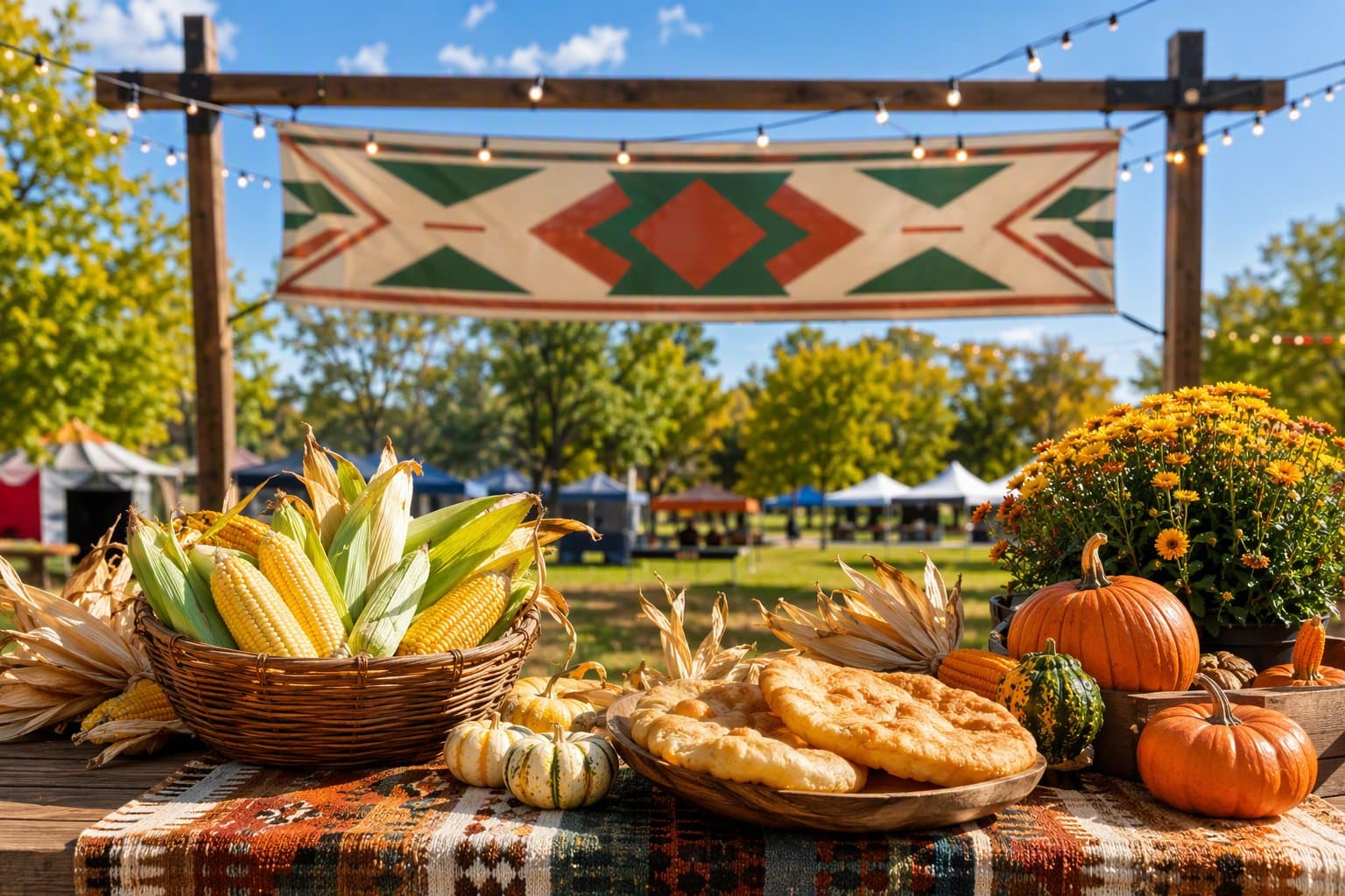 Choctaw Fall Festival - illustration, Jake Team LLC