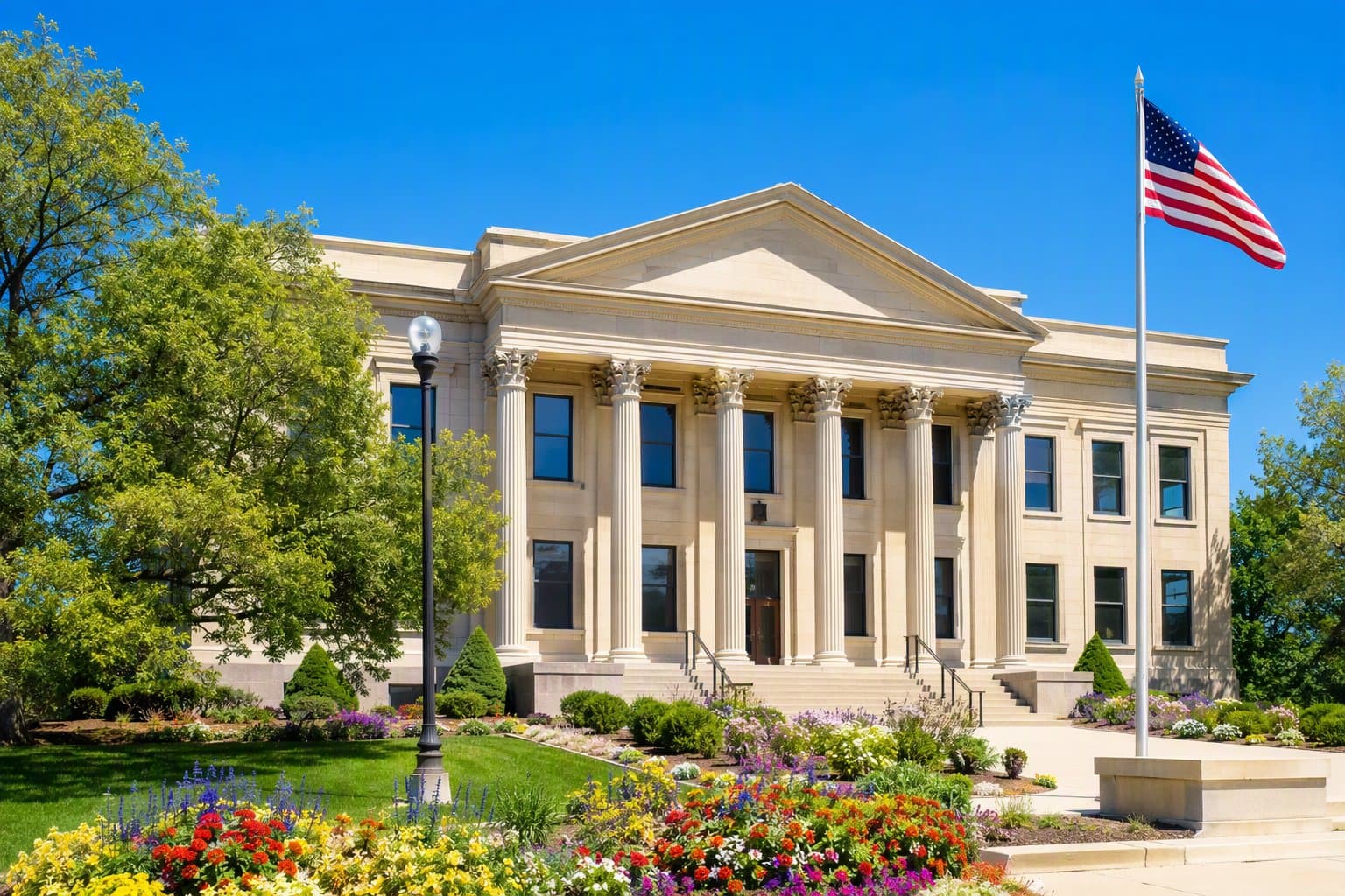 Howe City Hall - illustration, Jake Team LLC