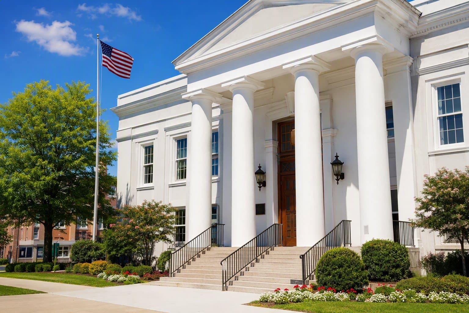 Howe City Hall - illustration, Jake Team LLC