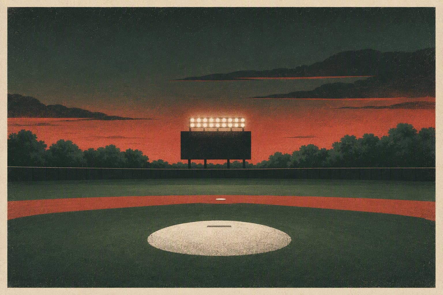 Baseball Shutout - illustration, Jake Team LLC