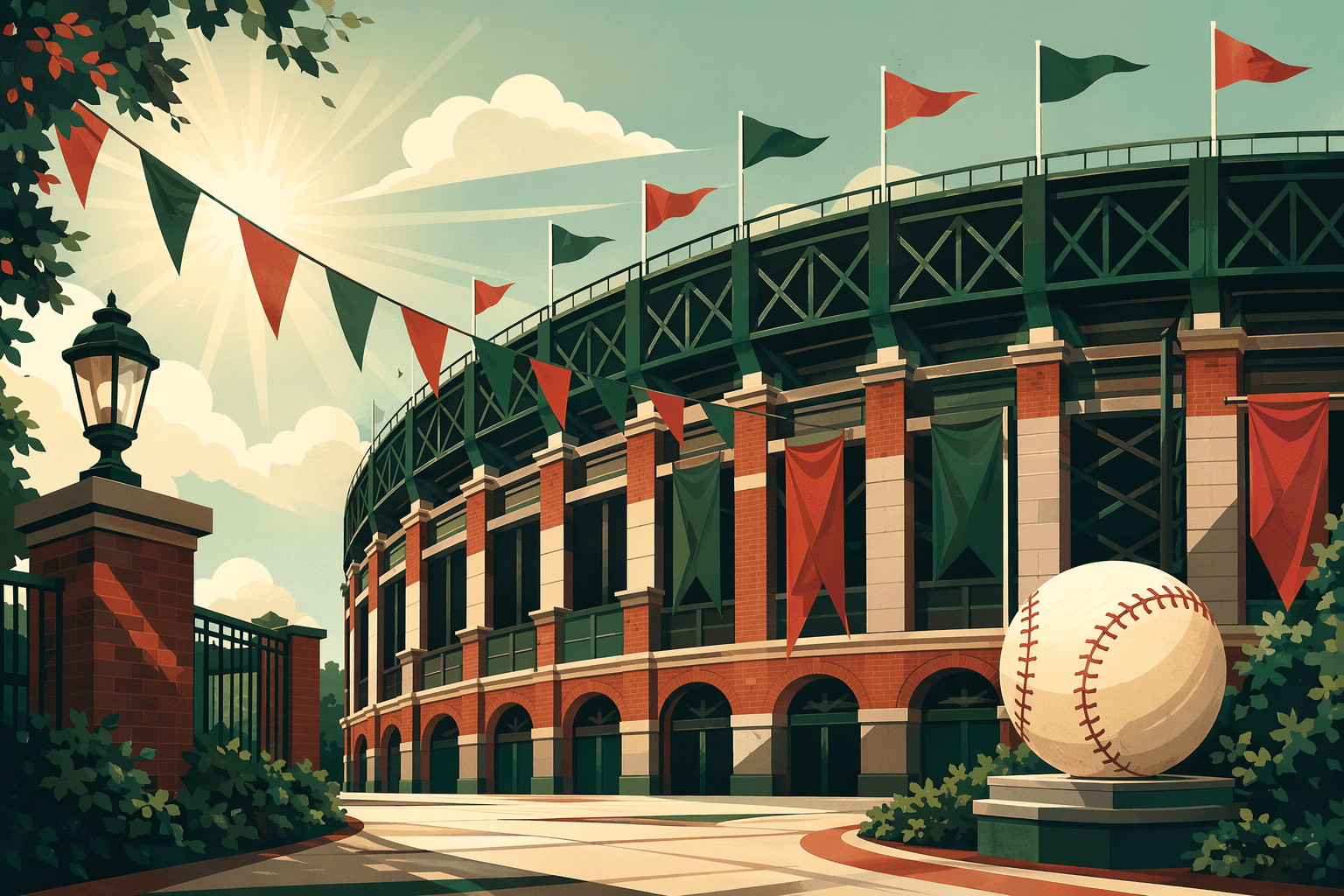 Baseball game - illustration, Jake Team LLC