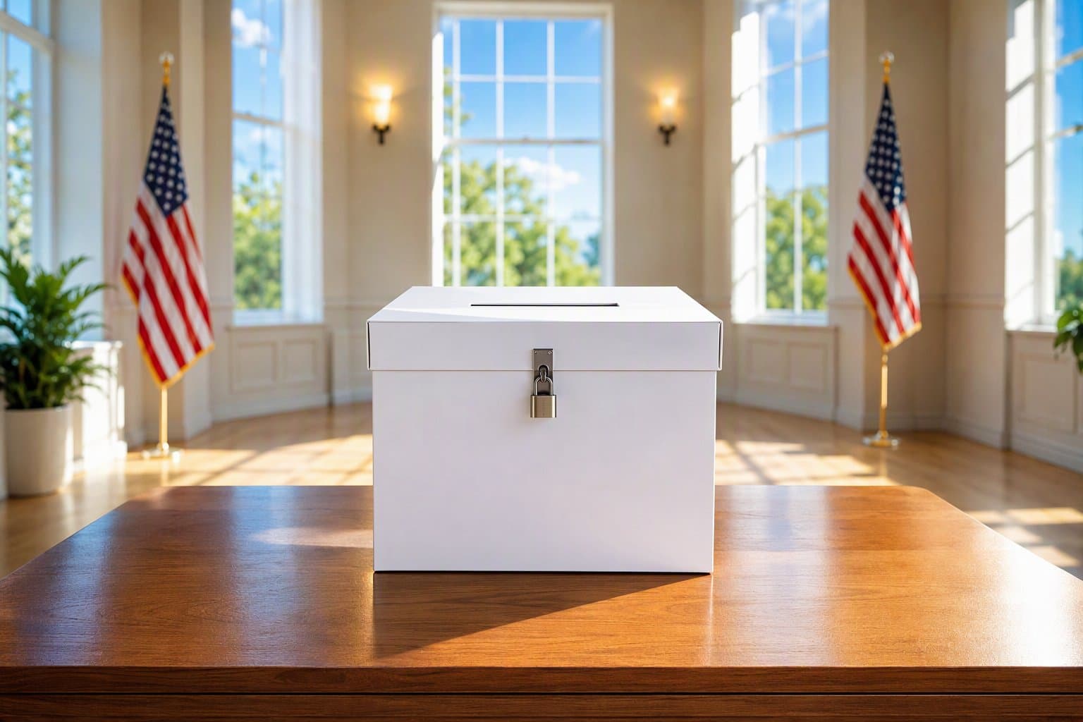voting ballot box - illustration, Jake Team LLC