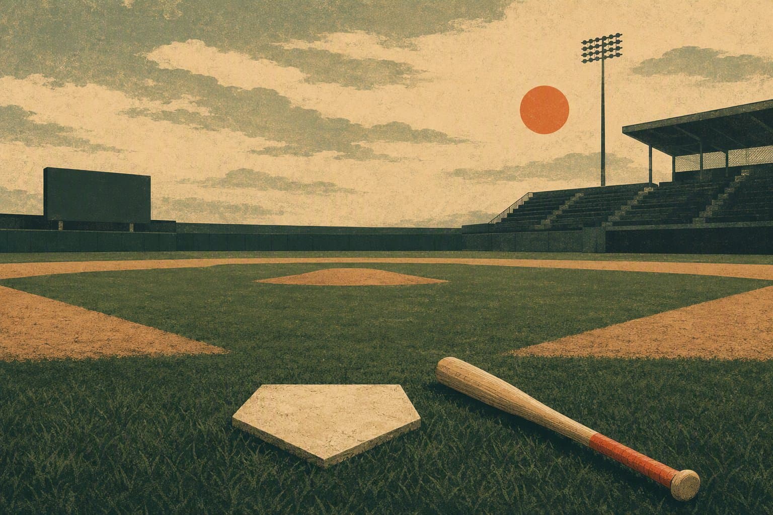 baseball shutout - illustration, Jake Team LLC