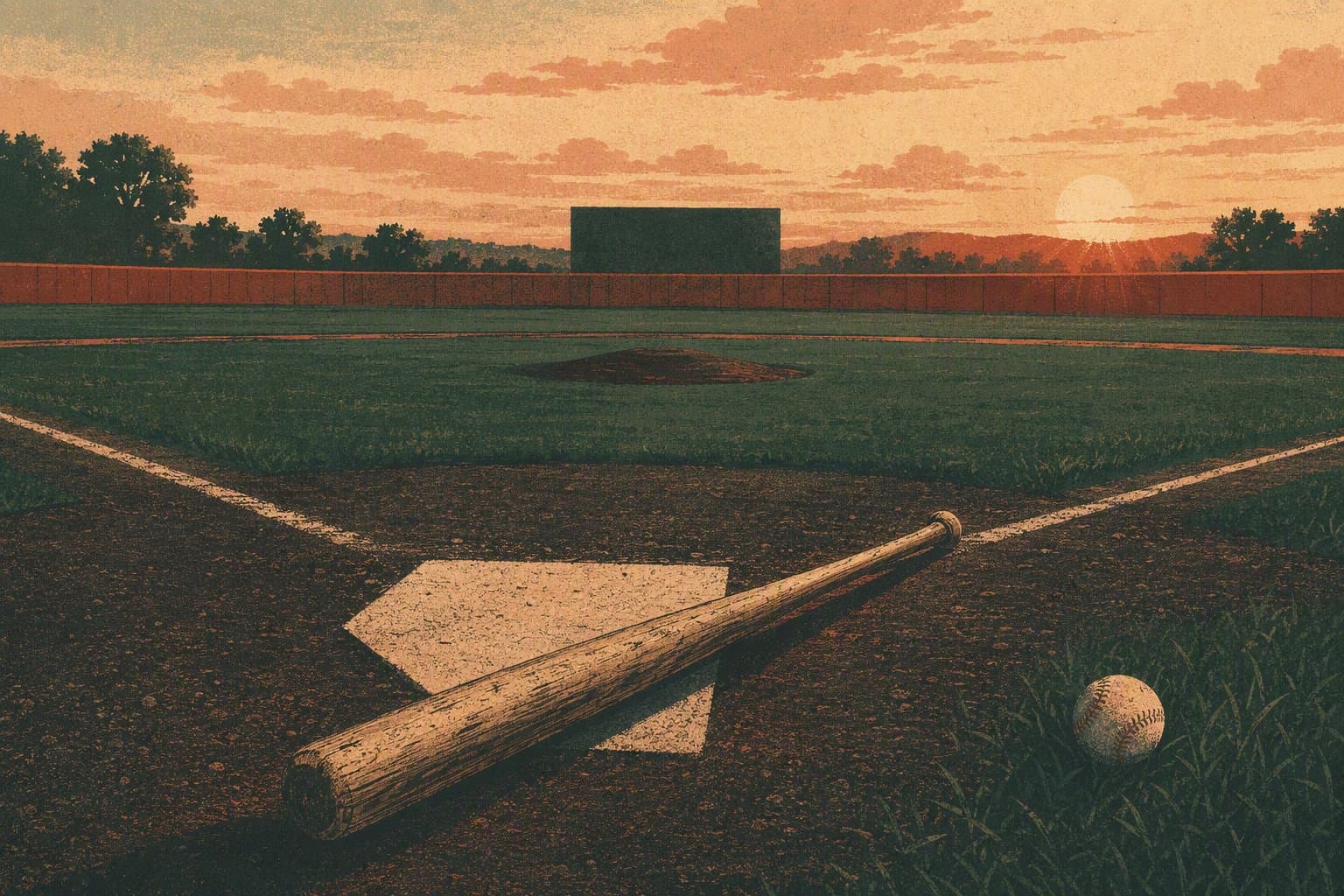 Baseball Victory - illustration, Jake Team LLC