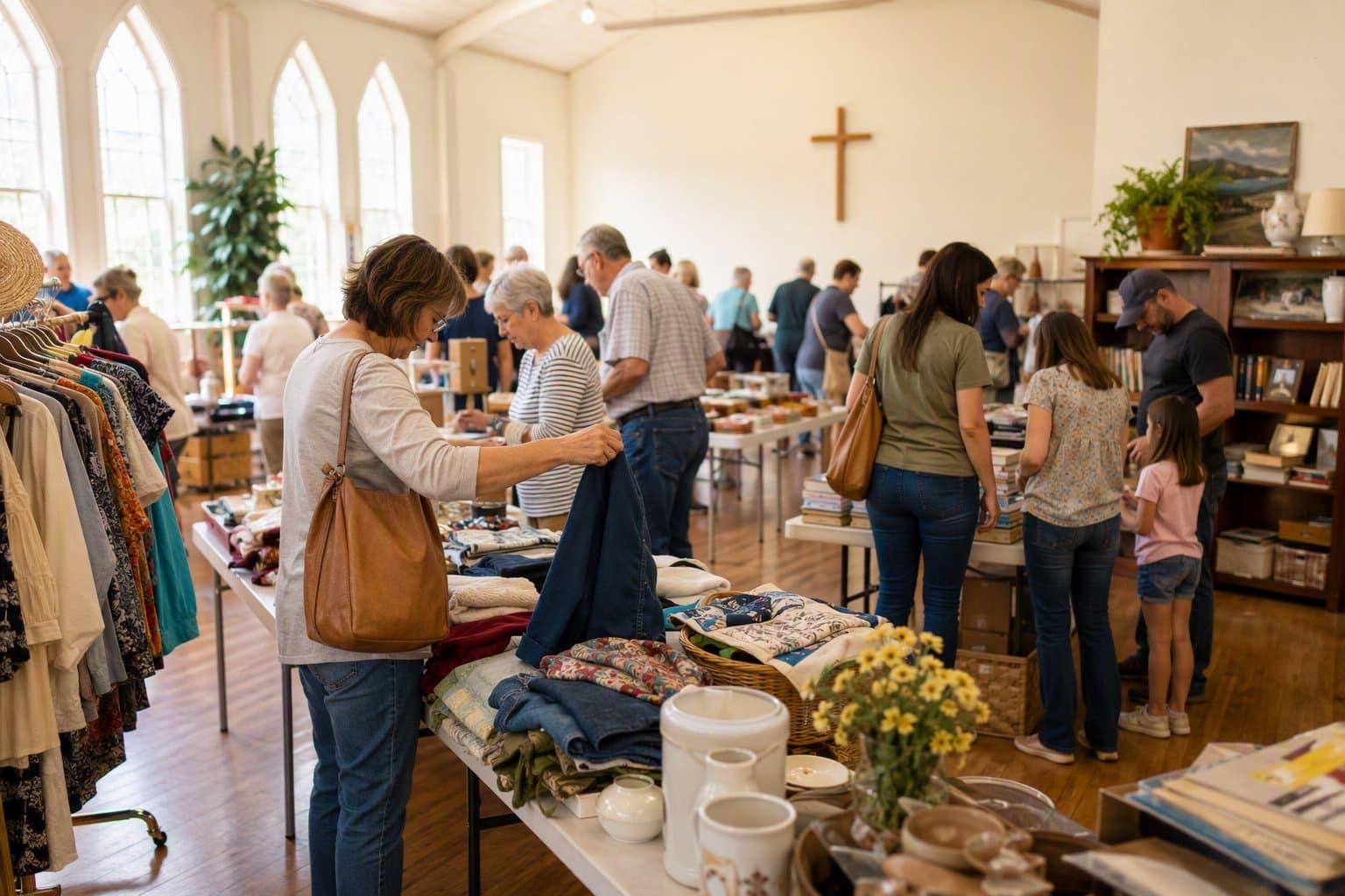Community Rummage Sale - illustration, Jake Team LLC