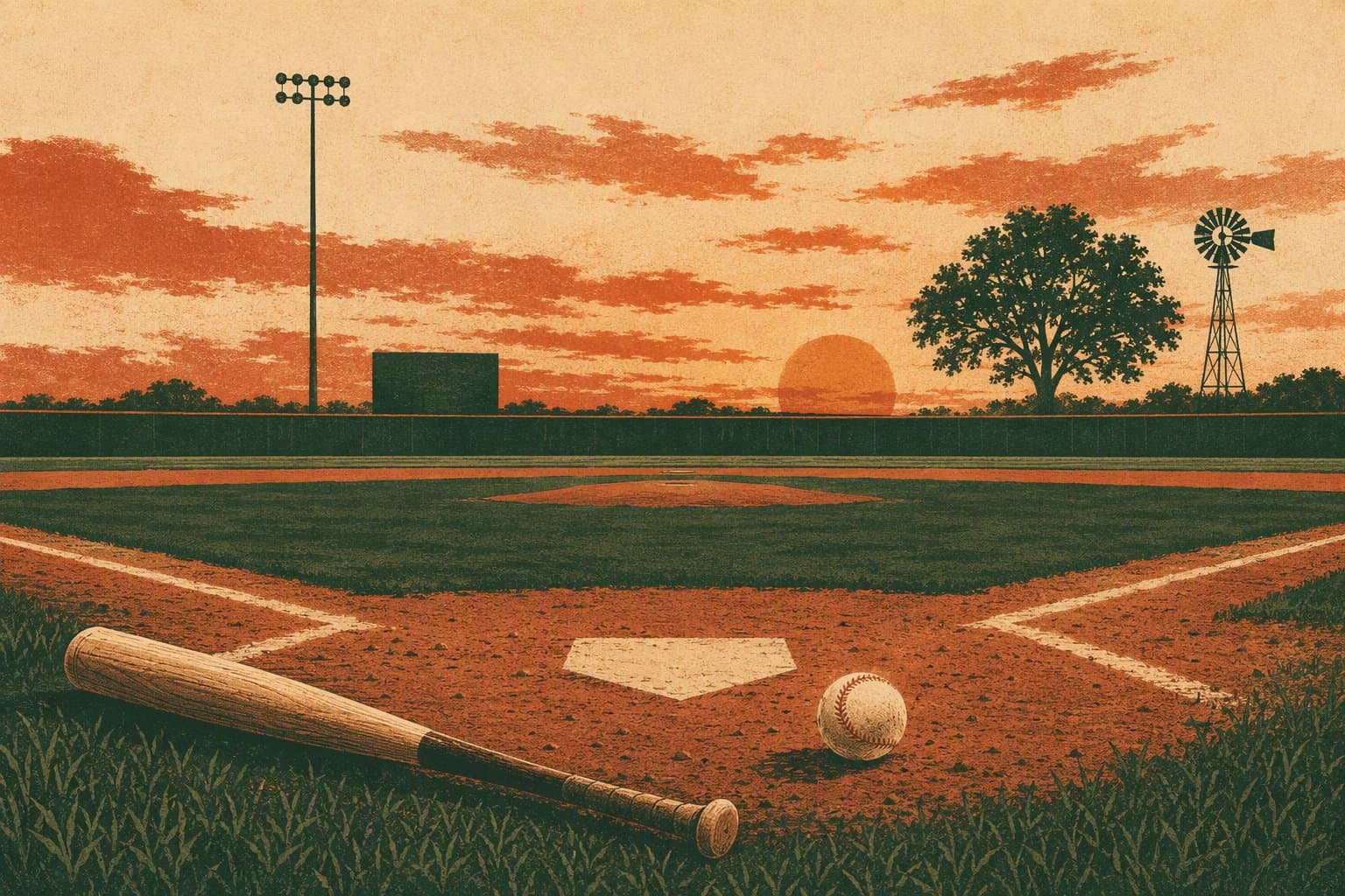 Baseball Comeback - illustration, Jake Team LLC