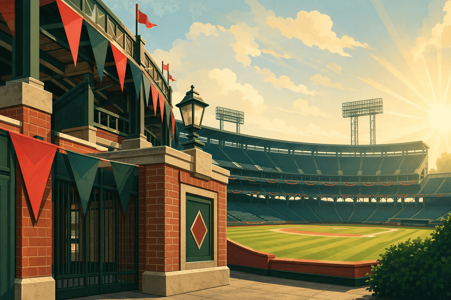 Baseball victory celebration - illustration, Jake Team LLC