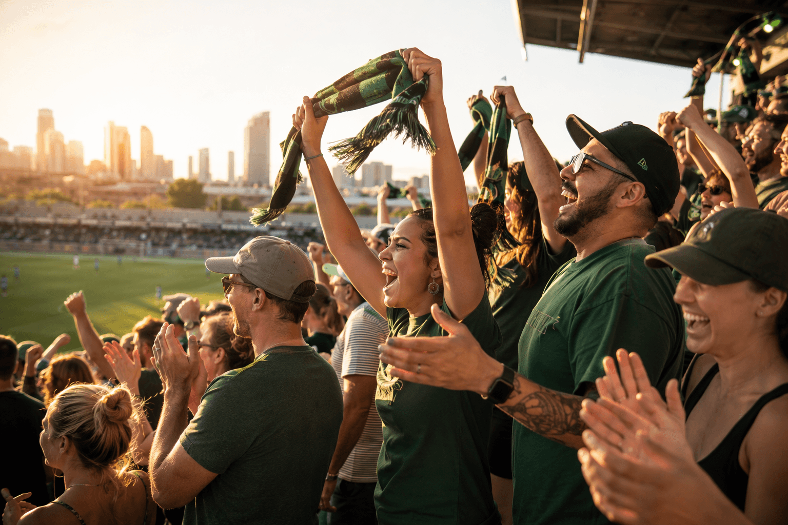 Austin soccer victory - illustration, Jake Team LLC