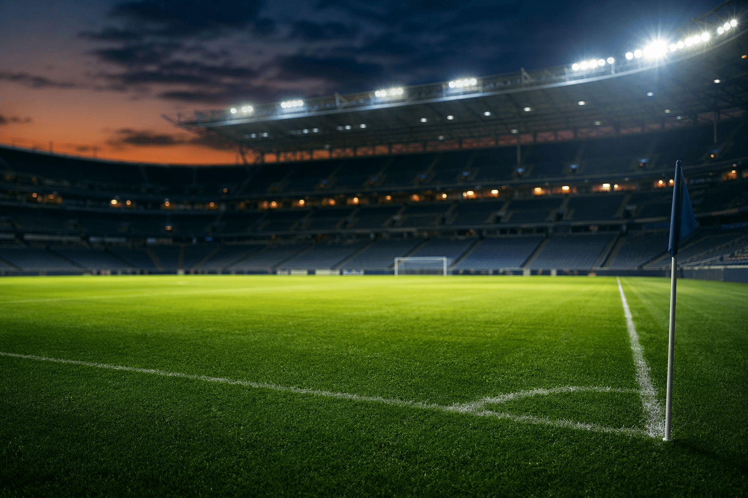 Evening Soccer Match - illustration, Jake Team LLC