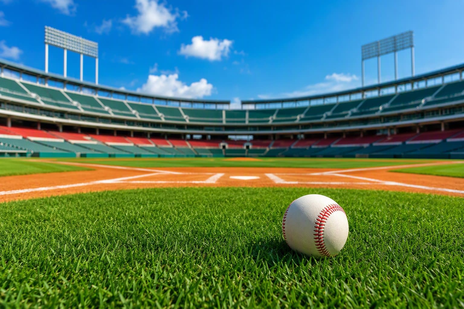 Baseball Stadium - illustration, Jake Team LLC