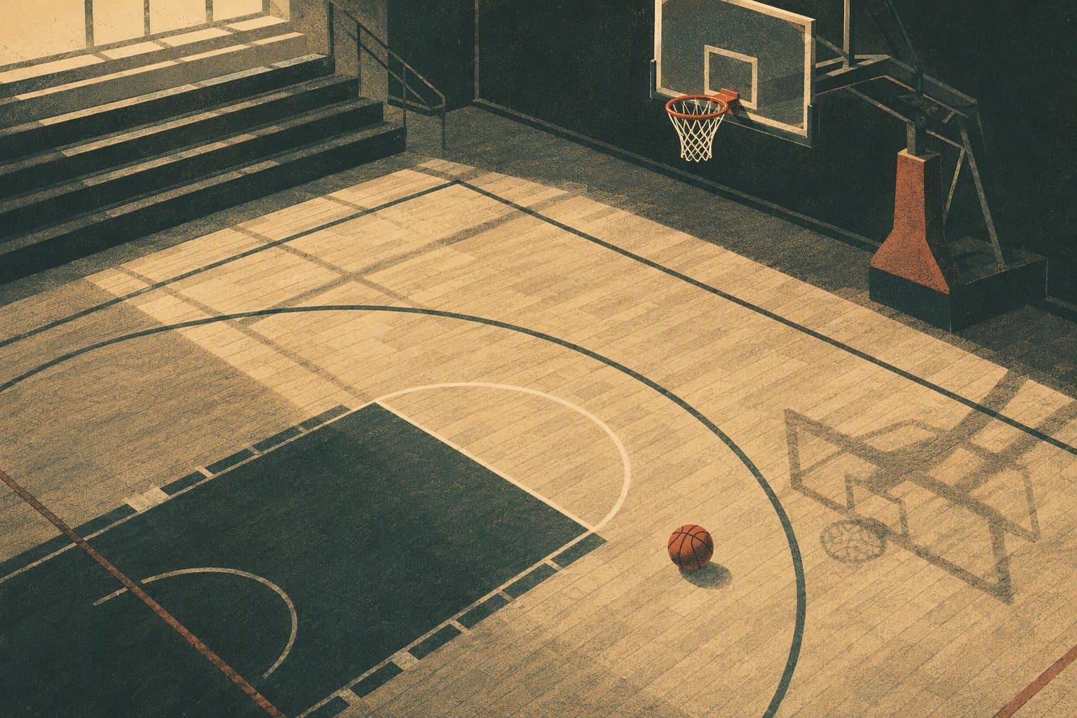 Basketball dominance - illustration, Jake Team LLC
