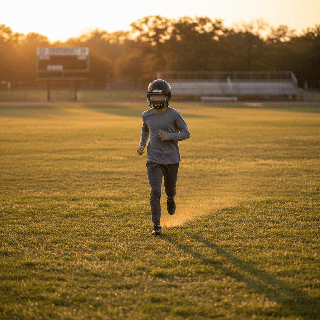 youth football practice - illustration, Jake Team LLC