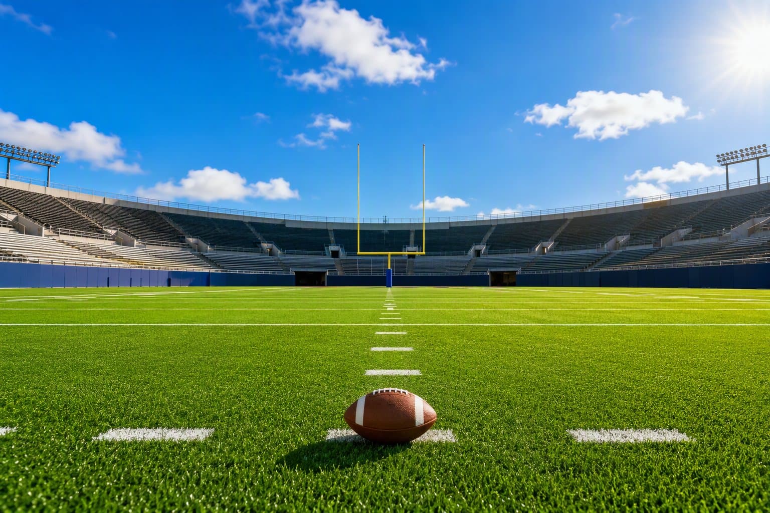 empty stadium turf - illustration, Jake Team LLC