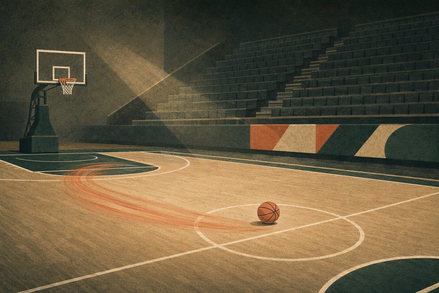 Basketball Victory - illustration, Jake Team LLC