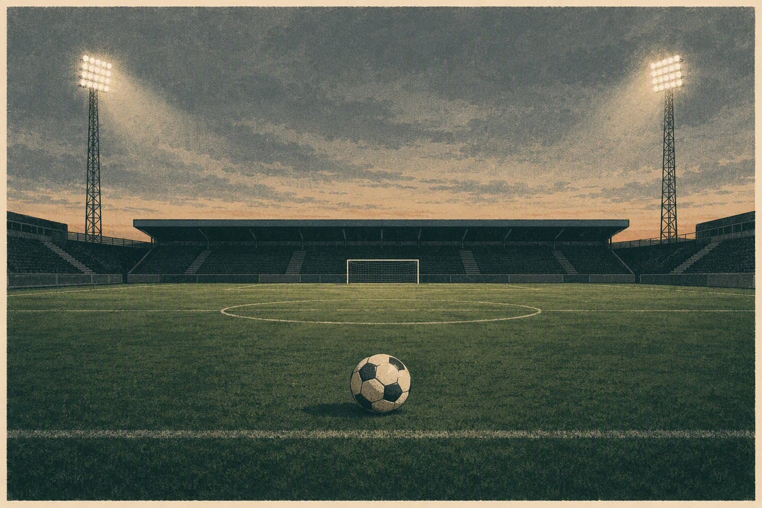 soccer match draw - illustration, Jake Team LLC