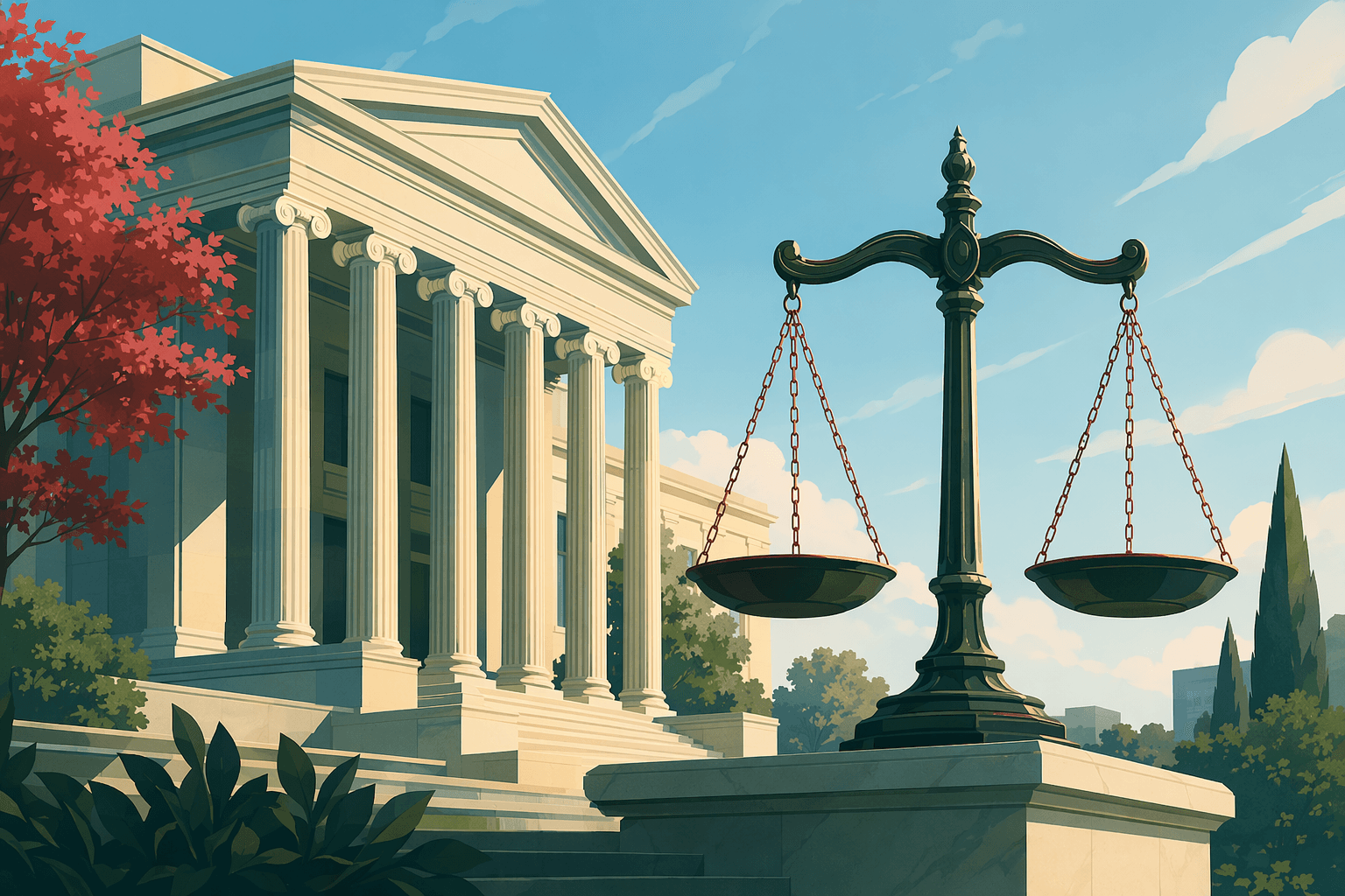Justice and Order - illustration, Jake Team LLC
