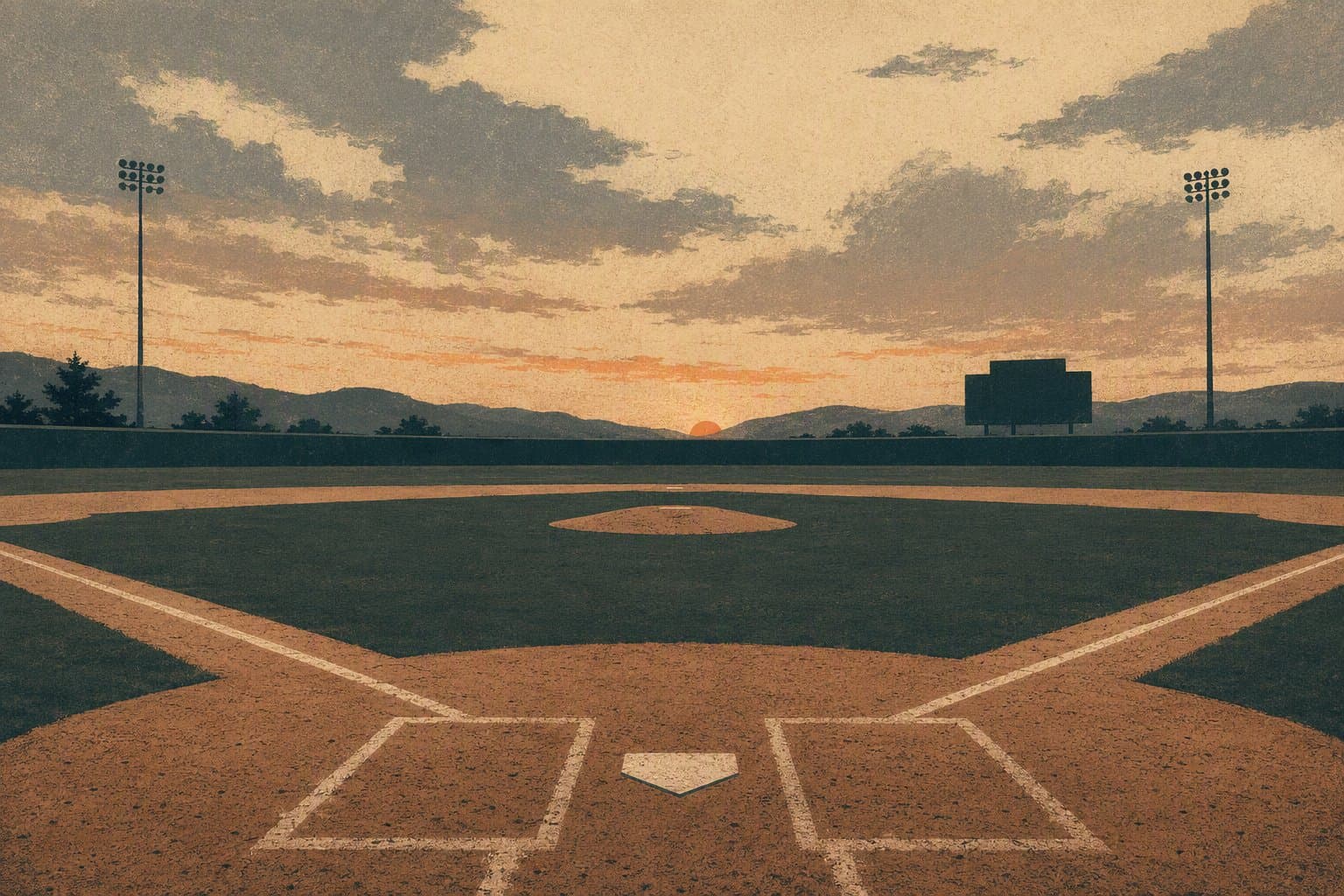 empty stadium - illustration, Jake Team LLC