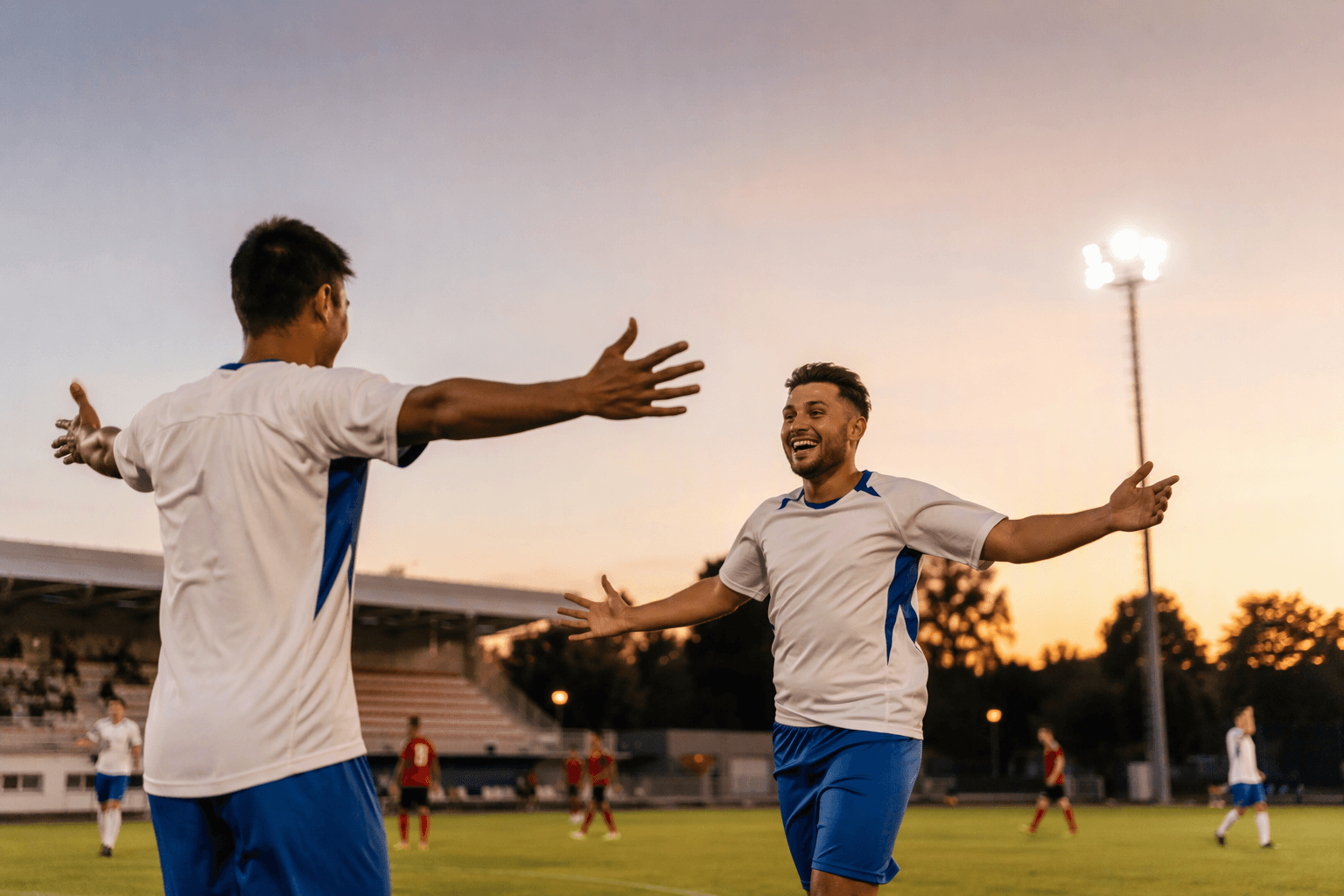 soccer match victory - illustration, Jake Team LLC